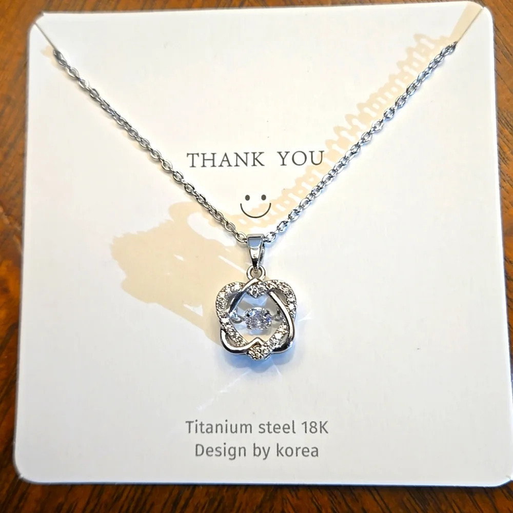 Titanium Steel Necklace Clavicle Chain Thank You Gift